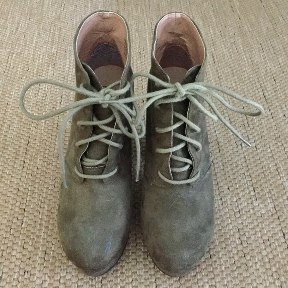 Mix No. 6 Shoes - Suede Lace Up Boots